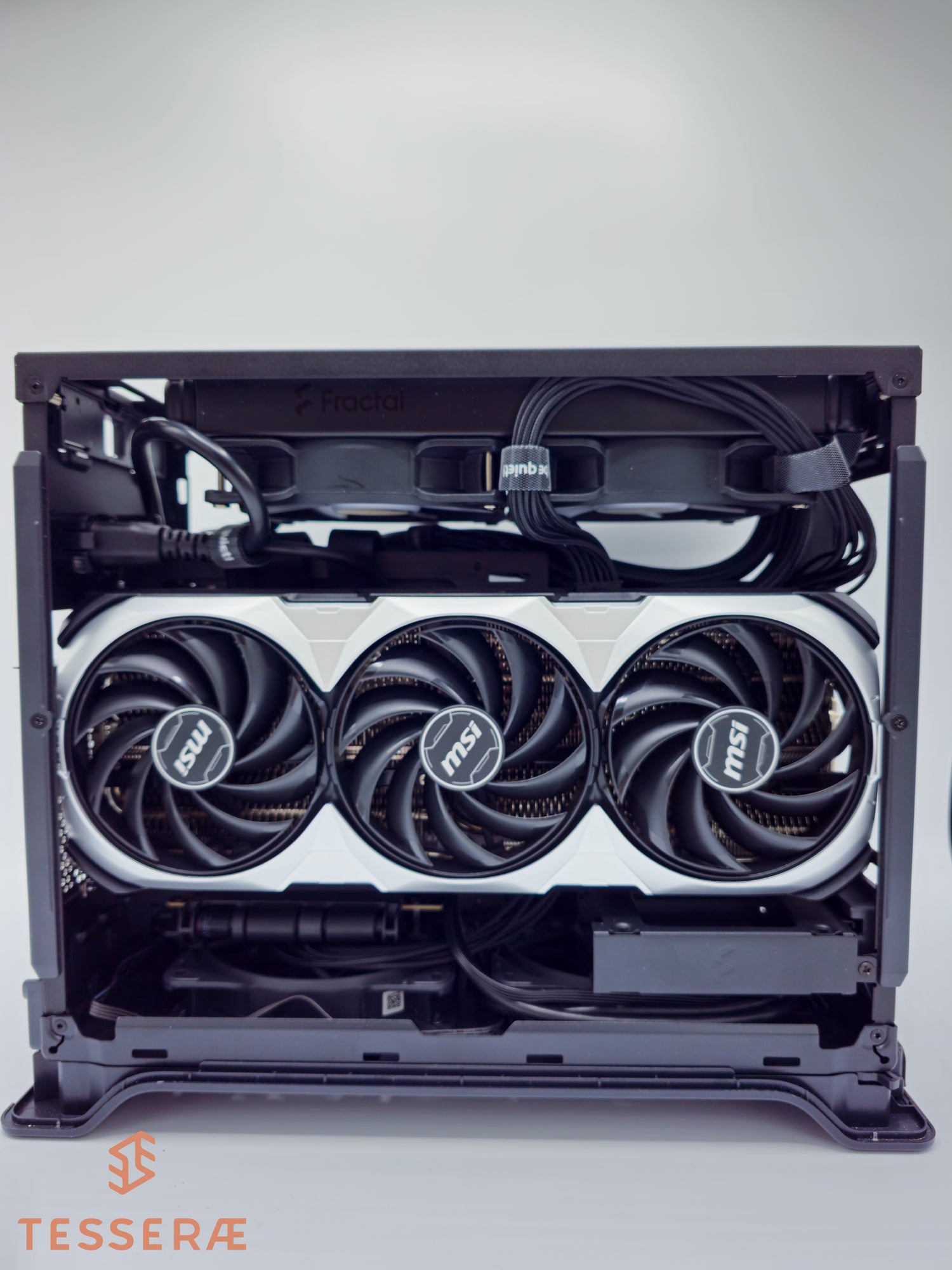 Quick Ship Silver Exo - 9800X3D CPU with RTX 4080 Super graphics card