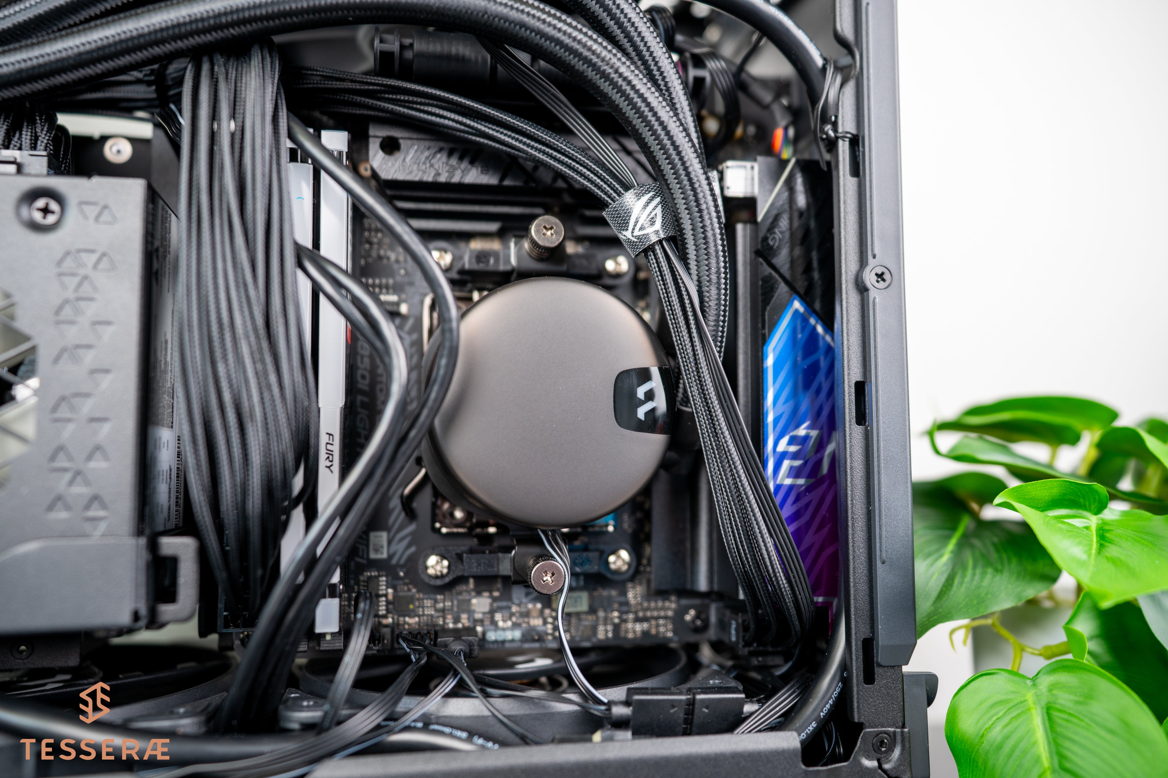 Quick Ship Blue Exo - 9800X3D CPU with RTX 5080 graphics card