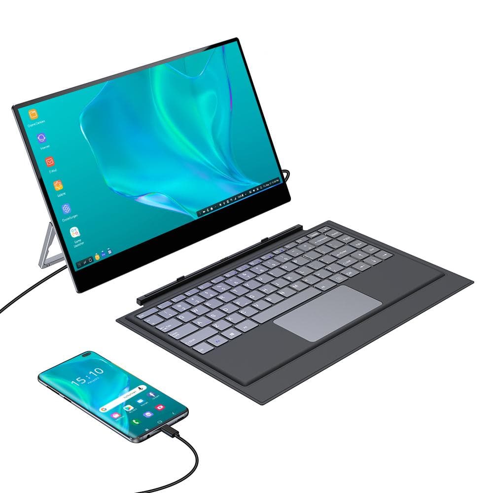 Uperfect Portable IPS Touchscreen LapDock - 15.6" 1920x1080 60Hz HDR w/Battery